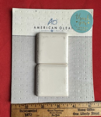 2 pcs. #SL11 Gloss Biscuit:  2'' X 2'' X 5/16'' Ceramic Flat Bullnose Corner Tiles