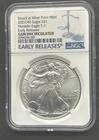 2021 W Type 1 Heraldic Silver Eagle NGC Gem Uncirculated Early Releases