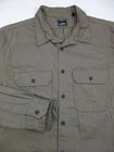 Mens XXL Todd Snyder Albiate Shirt Italian Two Pocket Utility Button Tan