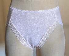 New Henson Kickernick Vintage 1980s Scamp Hi Cut Lite Lacy Panties Pink S-5 3
