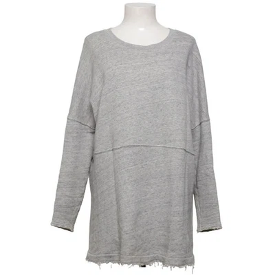 American Vintage, sweat-shirt, taille : M, gris, coton, unicolore, sweat #JhM - Photo 1/4