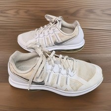 Nike Air Max Dynasty Youth Size 7 - 7Y White Gray Sneakers Shoes 820268-100