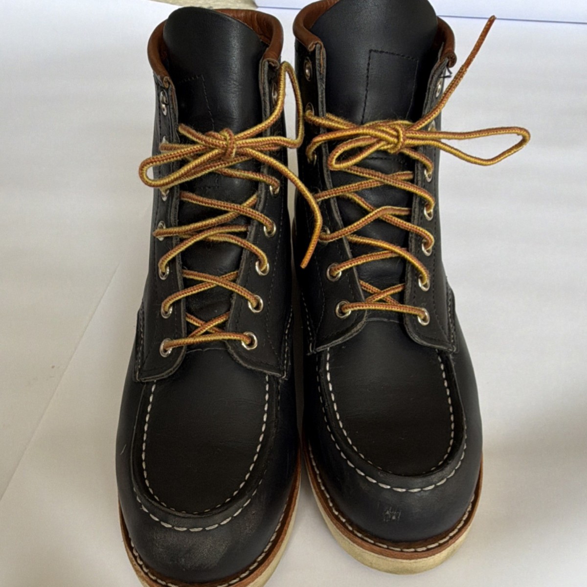 Red Wing 8859 6” Classic Moc Toe Boot — Men Size 9 | Navy  display picture 3