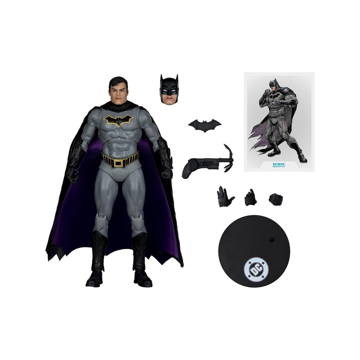 McFarlane DC Multiverse Batman (Rebirth #1) 7in Gold Label Figure