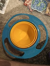 Universal Gyro Bowl Children Rotary Balance 360 Rotate Spill Proof