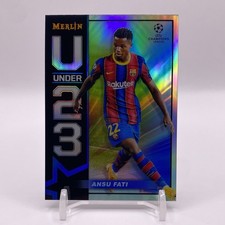2020-21 Topps Chrome Merlin UCL Ansu Fati U23 Refractor Fc Barcelona #U23-AF