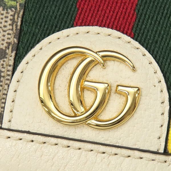 GUCCI Ophidia GG Flora GG Canvas Ivory x Multicolor 598662 4.3*4.1*0.9 inch thumbnail 9