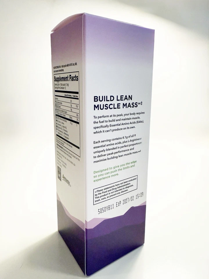 Multiplicador muscular Amway Nutrilite XS Berry Blast 12 paquetes de barras * 0,3 oz sin azúcar Foto 2 de 3