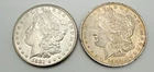 MORGAN SILVER DOLLAR COINS LOT OF 2 1881-S San Francisco & 1885-0 New Orleans
