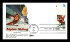US COVER WINTER OLYMPICS ALPINE SKIING FIRST DAY ISSUE GILL CRAFT CACHET