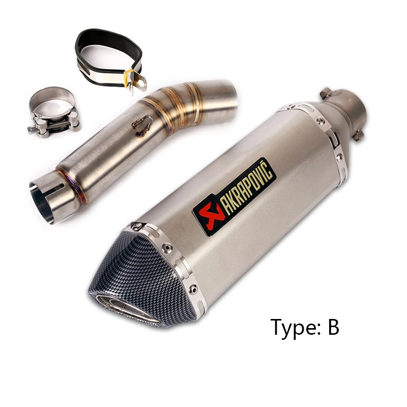 Tubo de escape punta silenciador 51 mm para Honda CBR500R CB500X CB500F 2013-2019 Foto 4 de 4