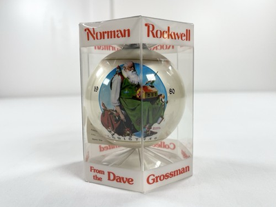 #ad #ad New Vintage 1980 Norman Rockwell Santa Workshop Christmas Ornament 6th Ltd Ed 44 $7.95