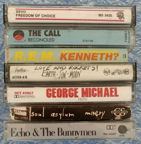 [7] NEW WAVE TAPE LOT Echo & The Bunnymen DEVO Love Rockets REM Call Soul Asylum - Picture 3 of 3