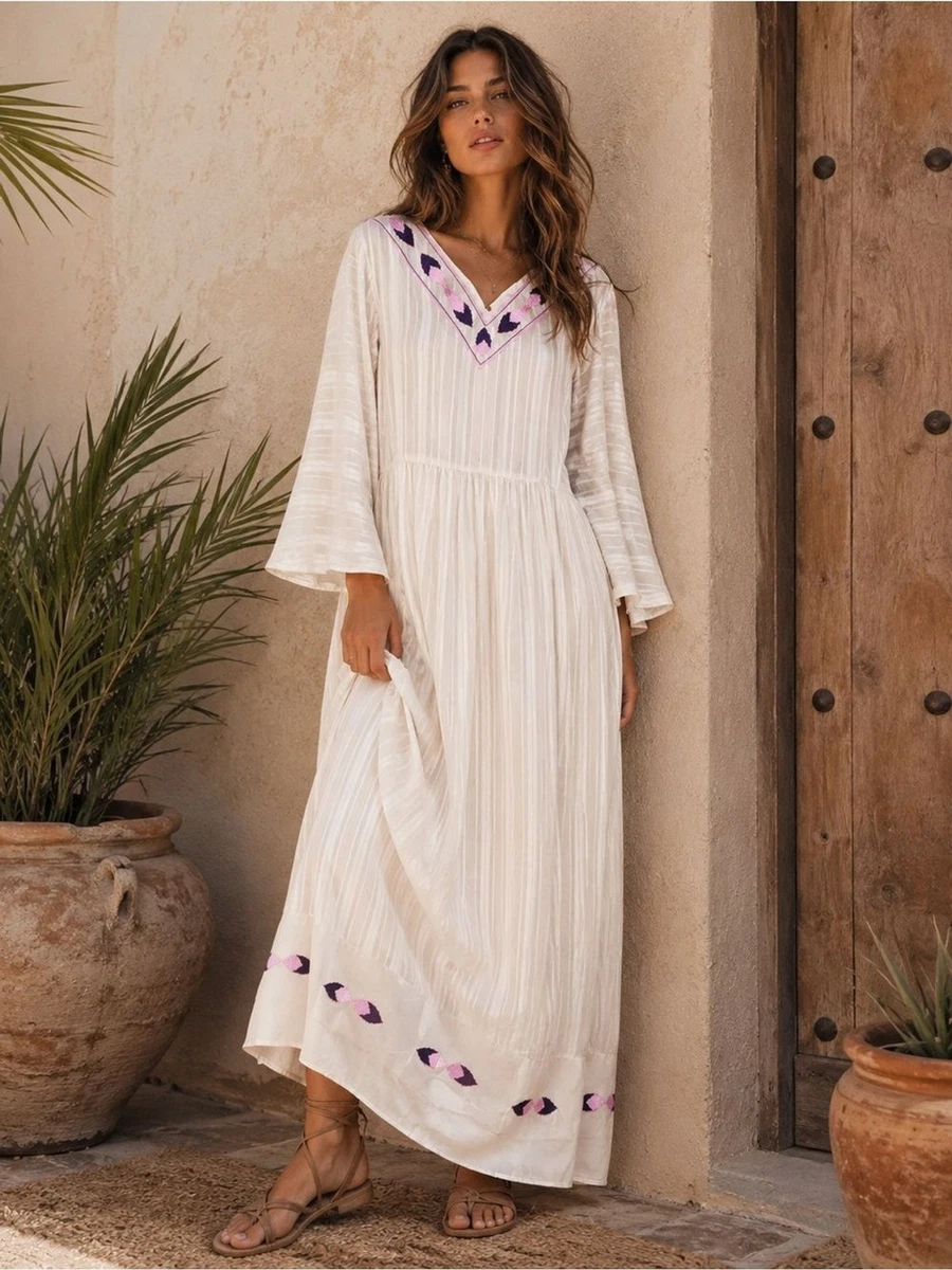 ebay long white dress off shoulder white dress maxi Vctor White Off-Shoulder Lace Panel Maxi  Dress, S / White