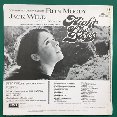 Roy Budd FLIGHT OF THE DOVES Film Soundtrack LP Ron Moody Jack