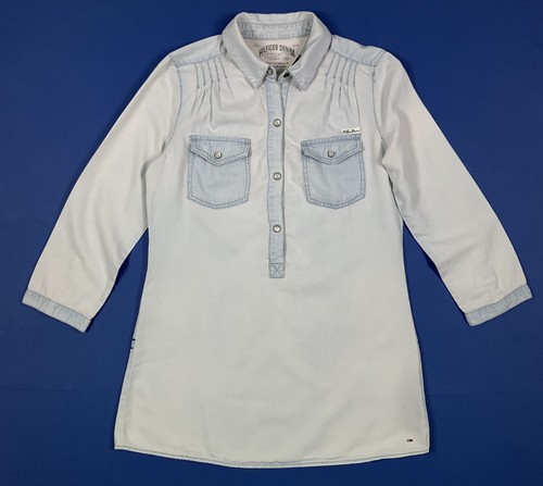 Tommy hilfiger camicia denim donna usato S Small shirt woman fashion T8696 - Foto 1 di 13