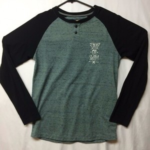 hurley baseball tee