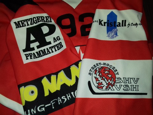 Camiseta deportiva suiza de hockey EHC Visp # 92 - Imagen 4 de 4