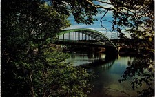 Bridge Over Sydney River Cape Breton Nova Scotia Canada Postcard UNP VTG Unused