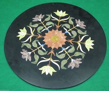 23 " Marmo Divano Caffè Table Top Inserto Semi Precious Sassi Casa Giardino