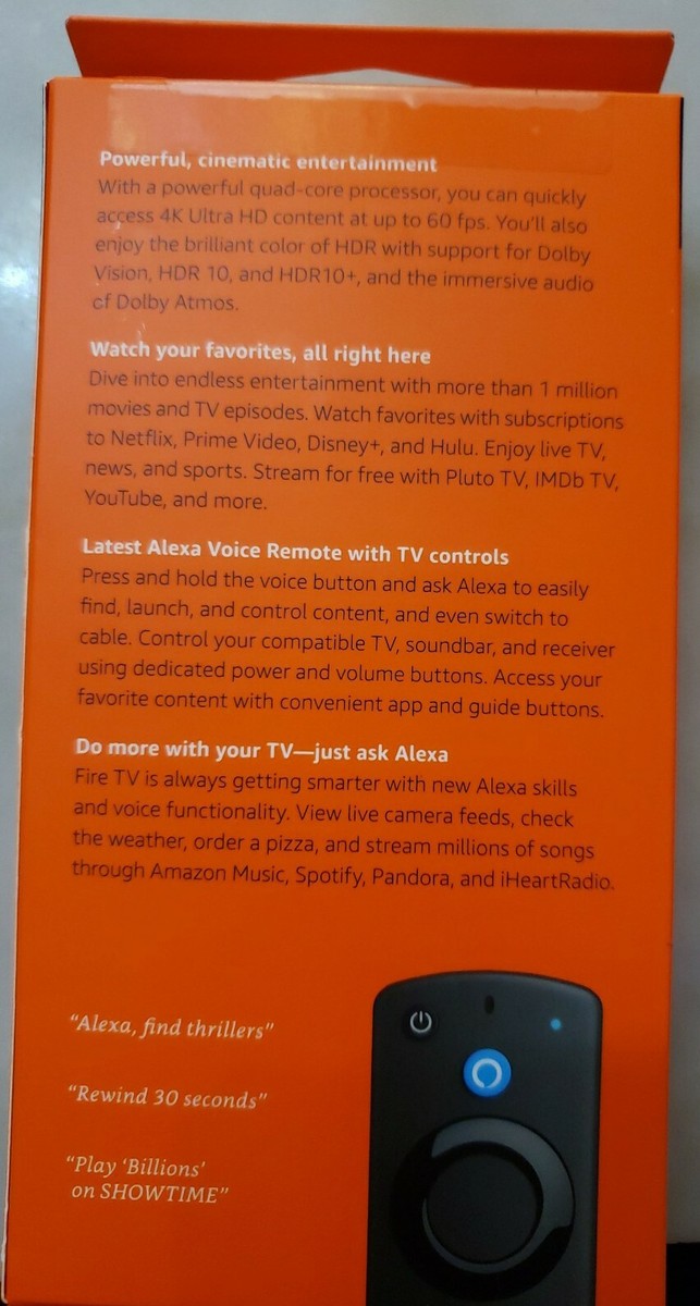 Amazon Fire TV Stick 4K with Alexa Voice Remote (3rd Generation