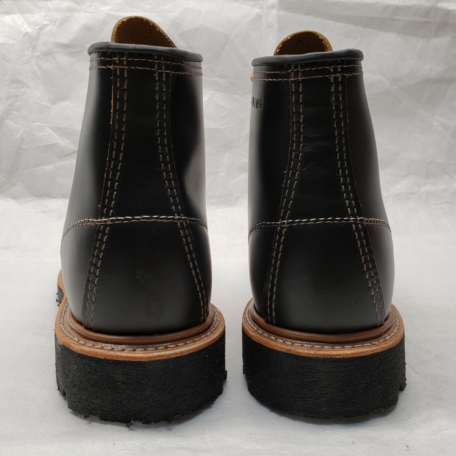 Red Wing 9878 Black Klondike Irish Setter Moc Toe 875 Heritage Boots Size 7.5 E image 8