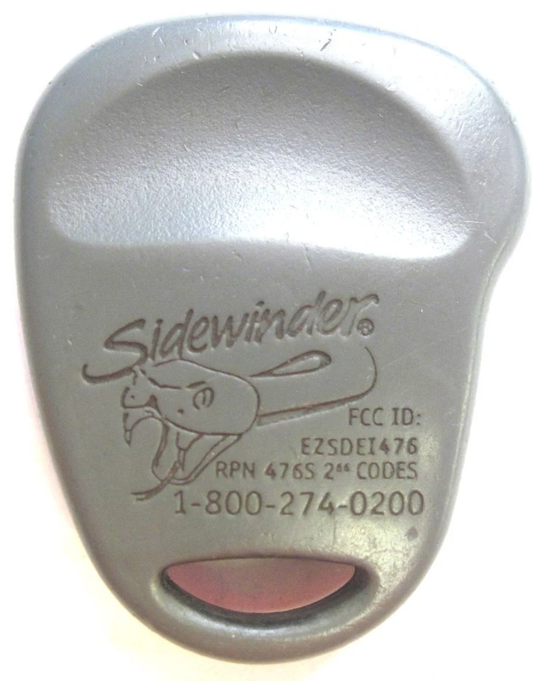 OEM Keyless remote Sidewinder EZSDEI476 476S transmitter key fob car starter - Image 2 of 2