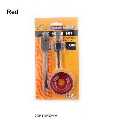 M42 Bimetal Hole Opener Set Woodworking Hole Opener Flat Drill 22mm 4-Colors - Picture 7 of 9