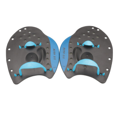 Contoured Swimming Paddles Hand Training Paddles Swimming Exercise Gloves NEW