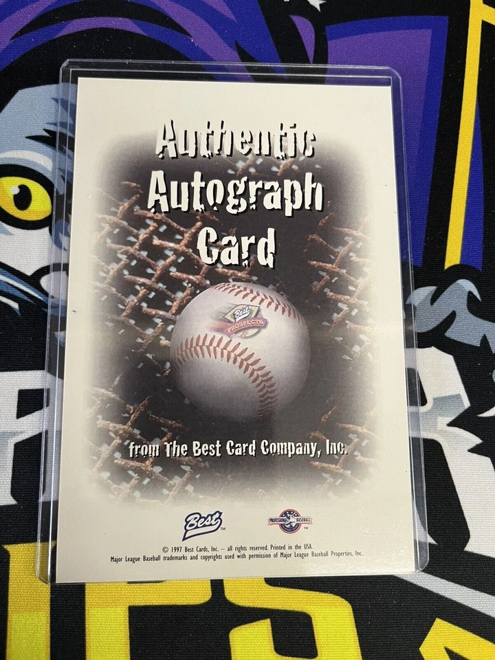 201 1 Phillies baseball cards autographed signed signature card auto JSA - Image 2 of 4