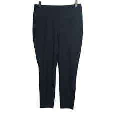 Good American Pants Med Black Leggings Ankle Yoga Athletic Running Aerobic