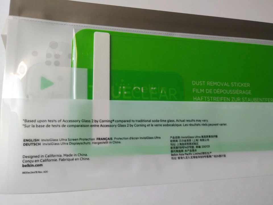 Протектор экрана Belkin InvisiGlass Ultra для Apple iPhone 6s Plus и 6 Plus - Изображение 3 из 4