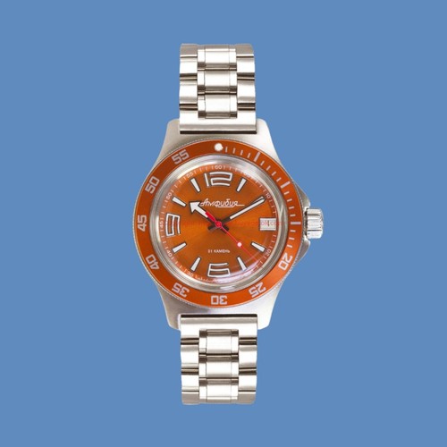 Vostok Amphibian 740383 Russian Diver Automatic Wristwatch - USA SELLER - Picture 6 of 12