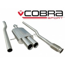 Mini Cooper S Coupe (R58) Mk2 Non-Resonated Cat Back Cobra Sport Exhaust MN12