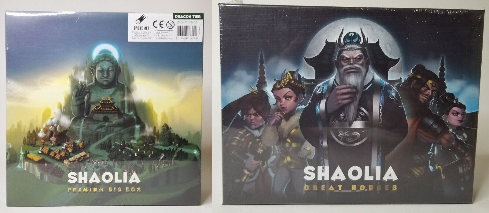 Большая коробка премиум-класса Воюющие государства Шаолии с бесплатной ПРОМО-акцией и дополнением Плохая комета ЗАПЕЧАТАНА