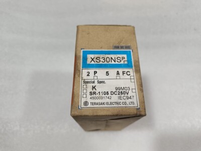 1pc New TERASAKI TEMBREAK CIRCUIT BREAKER XS50NS 15A 3P