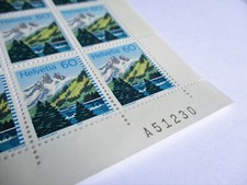 SCHWEIZ 1489 Parkansichten 1993 (Sammelbogen 50 Werte)&nbsp;