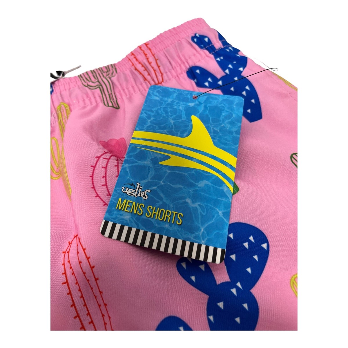 Dolfin Uglies Men's Swim Trunks Size XL PINK Multicolor Cactus NEW