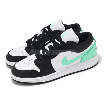 Nike Air Jordan Low GS AJ1 Green Glow Kids Youth Casual Shoes