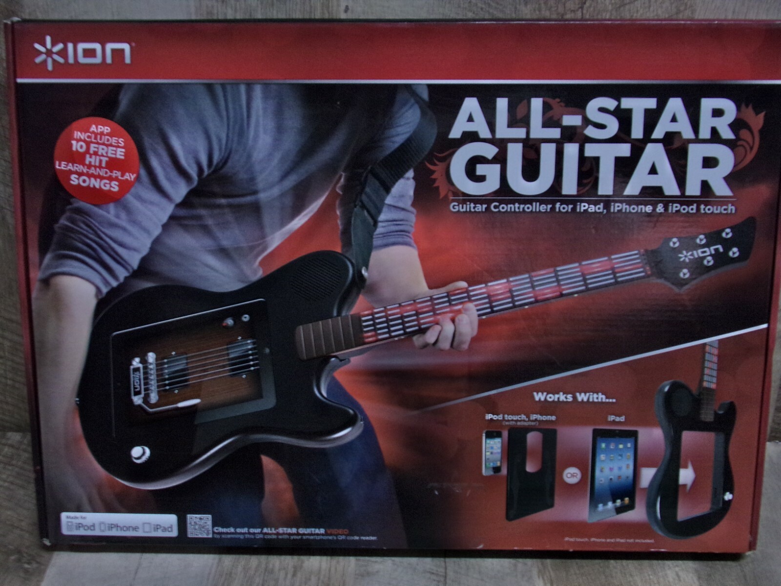 New ION All Star Guitar is compatible with different devices