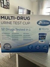 6 Pack Multi Drug Urine Test Cup 12 Panel with Temperature Strip Testing