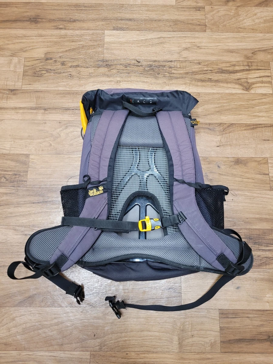 Orkaan Prijs Kreunt Jack Wolfskin Barny 22 Backpack Gray/Black Overnight Go Bag Hiking | eBay