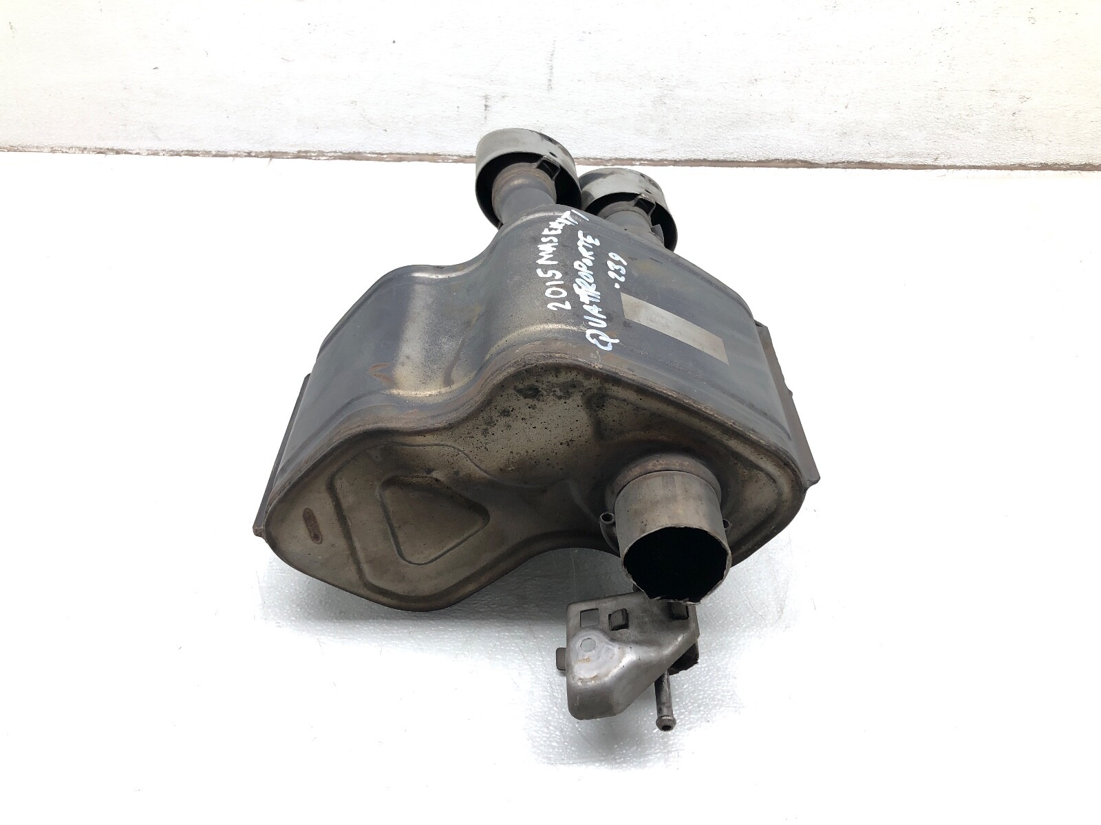 2014-2020 MASERATI QUATTROPORTE 3.0L AWD REAR EXHAUST MUFFLER OEM #CUT OFF.