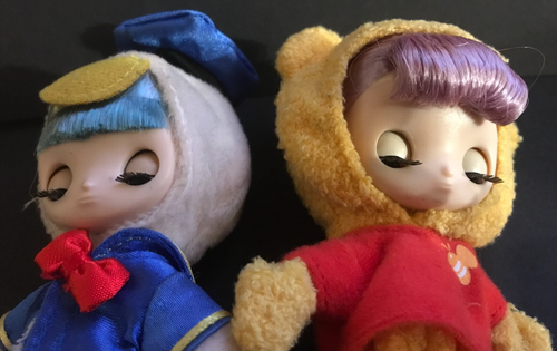 DISNEY DOLLCENA ELFORI BLYTHE DOLL TOMY WINNIE THE POOH & DONALD DUCK EXC COND - Picture 13 of 13