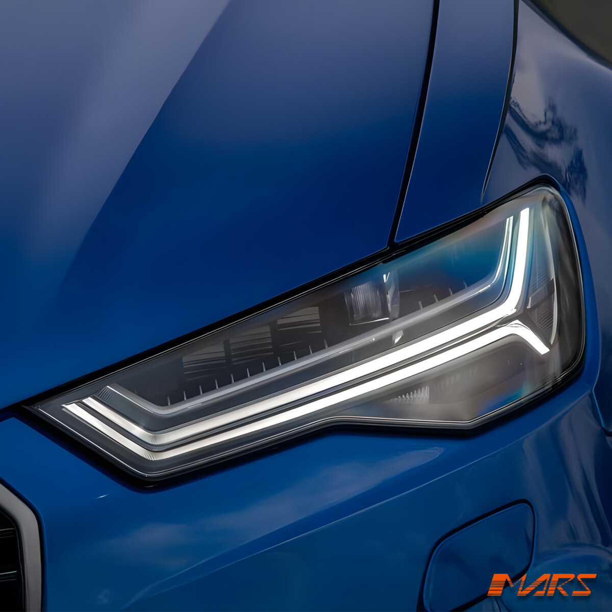RS6 Style LED DRL Sequential Indicator Head Lights for AUDI A6 S6