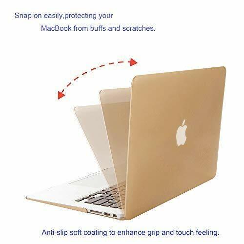 Mosiso Macbook Air 13 Zoll Hartschalenetui + Tastaturabdeckung + Bildschirmhaut - Bild 51 von 146