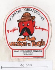 ANNI 80 HOTEL LIDO TORRE EGNAZIA - MONOPOLI BA PUGLIO COTUPINO - ADESIVO STICKER