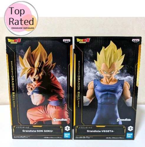 Juego de figuras DRAGON BALL Z Grandista SON GOKU VEGETA BANPRESTO Super Saiyan Goku