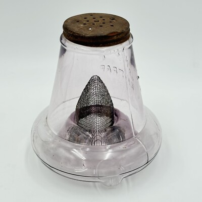 UNIQUE FLY TRAP Purple Glass Jar Bug Wasp Bee Fly insect Trap