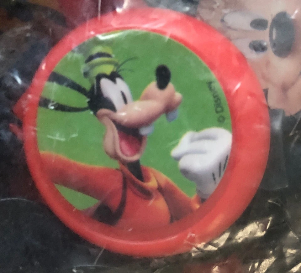 Anillos Mickey Minnie Goofy Donald, paquete a granel de 144 adornos para cupcakes, cuatro diseños Foto 4 de 4